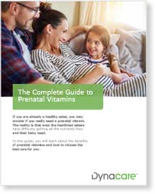 Brochure about prenatal vitamins
